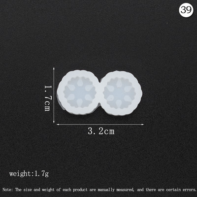 Mini Ear Studs Εποξειδικά καλούπια Cute Animal Heart Butterfly Stud Earring/Sarrings Διακοσμητικά καλούπια σιλικόνης προμήθειες κατασκευής κοσμημάτων