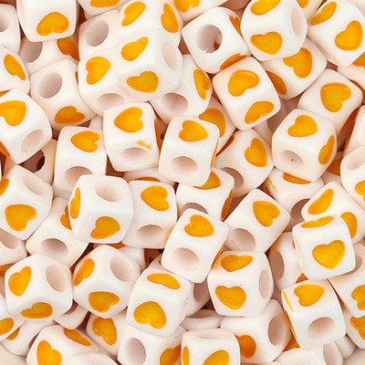 100 τεμάχια/Παρτίδα Μοντέρνα ακρυλικά τετράγωνα αλφάβητα χάντρες με μεγάλη τρύπα γράμμα Loose spacer Bead κοσμήματα χειροποίητα βραχιόλια κατασκευής