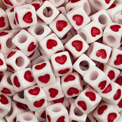 100 τεμάχια/Παρτίδα Μοντέρνα ακρυλικά τετράγωνα αλφάβητα χάντρες με μεγάλη τρύπα γράμμα Loose spacer Bead κοσμήματα χειροποίητα βραχιόλια κατασκευής