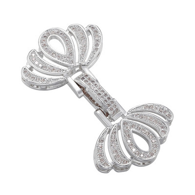 ZHUKOU υψηλής ποιότητας γάντζοι κούμπωμα γάντζοι ζιρκονίας κυβικά για χειροποίητο γυναικείο κολιέ βραχιόλι κοσμήματα προμήθειες κατασκευής VK153