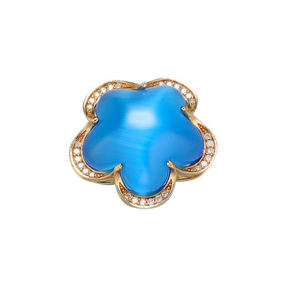 ZHUKOU 10x24,5 χιλιοστά ορειχάλκινο κρύσταλλο πέταλο σύνδεσης για γυναικείο κολιέ Βραχιόλι Κοσμήματα Αξεσουάρ Making findings μοντέλο:VS411