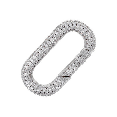 ZHUKOU κυβικά ζιρκονία Άγκιστρα κεραυνό κούμπωμα γάντζοι γεωμετρικοί σύνδεσμοι για προμήθειες κατασκευής χειροποίητων κοσμημάτων χονδρική VK147