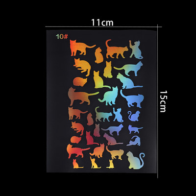 1 τμχ Εποξειδική ρητίνη Υλικό Γέμισης Διαφανές Διακοσμήστε Αυτοκόλλητα Γάτας Ψάρια DIY Χειροτεχνίες Κατασκευή Αυτοκόλλητου Φτιάξτε Καλούπι Κατασκευής Κοσμημάτων