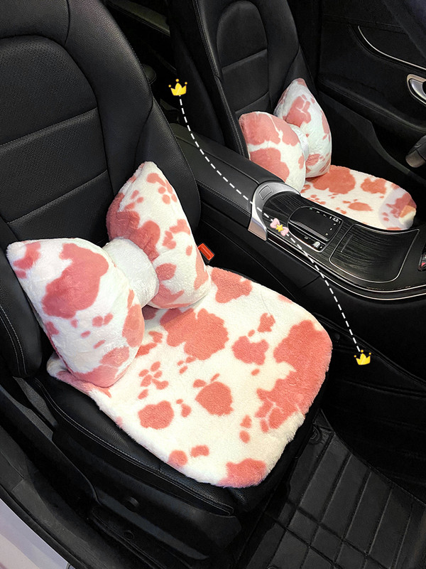 Nova zima jesen 2021. Univerzalna zagrijana krava plišana božica Modna navlaka za autosjedalicu Jastuk za leđa