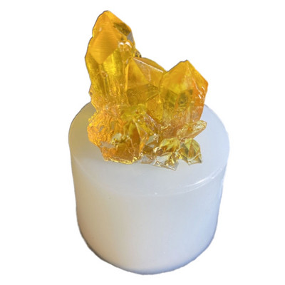 Szimulációs eredeti kőkristály klaszter epoxigyanta forma szilikon forma barkácsolás kézműves ékszer medál készítő eszköz