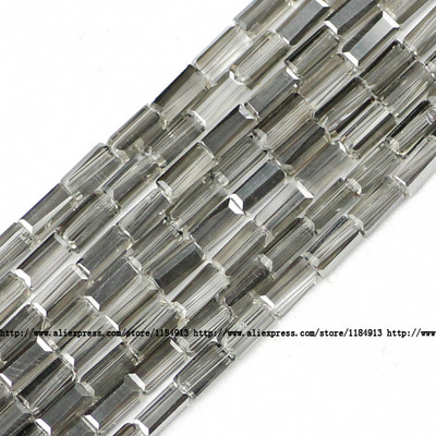 JHNBY AAA Правоъгълен австрийски кристал 3*6 mm 80 бр. Квадратни стъклени дистанционери Свободни мъниста за изработка на бижута Гривна Направи си сам аксесоари