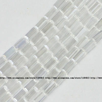 JHNBY AAA Правоъгълен австрийски кристал 3*6 mm 80 бр. Квадратни стъклени дистанционери Свободни мъниста за изработка на бижута Гривна Направи си сам аксесоари