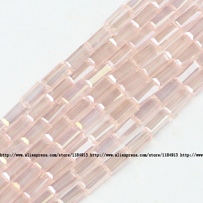 JHNBY AAA Правоъгълен австрийски кристал 3*6 mm 80 бр. Квадратни стъклени дистанционери Свободни мъниста за изработка на бижута Гривна Направи си сам аксесоари