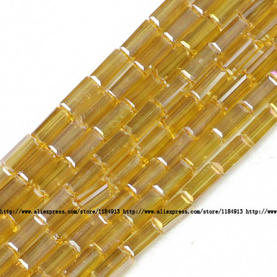 JHNBY AAA Правоъгълен австрийски кристал 3*6 mm 80 бр. Квадратни стъклени дистанционери Свободни мъниста за изработка на бижута Гривна Направи си сам аксесоари