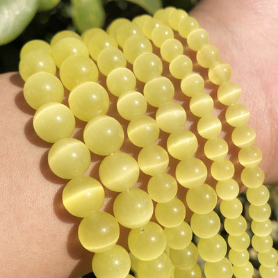 Veleprodajne kamene okrugle perle od prirodnog opala, okrugle labave razmaknice za izradu nakita, DIY narukvica 15`` 4 6 8 10 12 mm