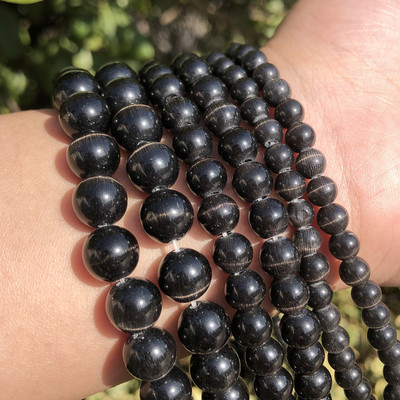 Veleprodajne kamene okrugle perle od prirodnog opala, okrugle labave razmaknice za izradu nakita, DIY narukvica 15`` 4 6 8 10 12 mm