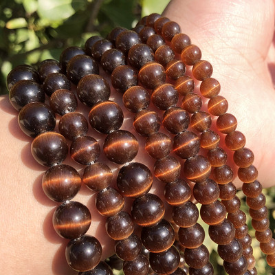 Veleprodajne kamene okrugle perle od prirodnog opala, okrugle labave razmaknice za izradu nakita, DIY narukvica 15`` 4 6 8 10 12 mm