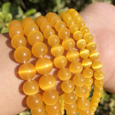 Veleprodajne kamene okrugle perle od prirodnog opala, okrugle labave razmaknice za izradu nakita, DIY narukvica 15`` 4 6 8 10 12 mm