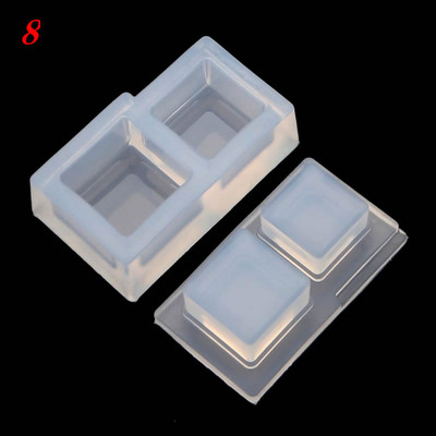 UV gyanta geometriai formák Üreges homokos öntőforma négyzet alakú, kerek ellipszis formával
