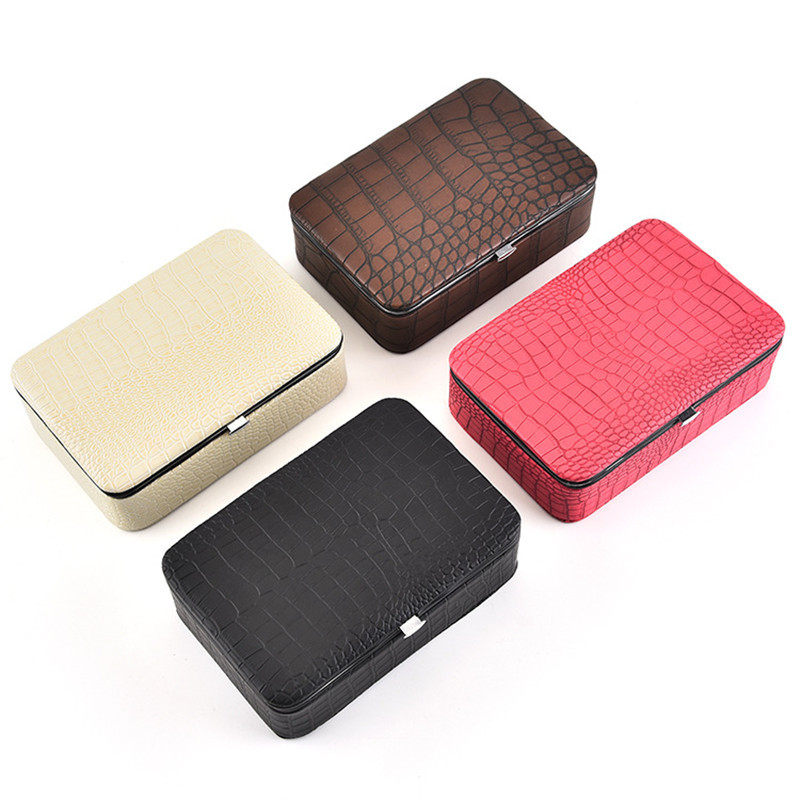 Putna kutija za pakiranje nakita Organizator kozmetičke šminke Kutija za nakit Naušnice Organizator prstena kovčeg za nošenje nakita