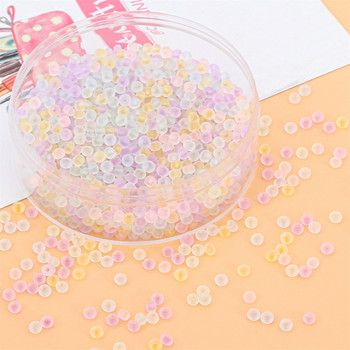 480 τμχ 3mm Ματ γυάλινες χάντρες για σπόρους Mini Loose Spacer Pony Beads for DIY βραχιόλια κολιέ Προμήθειες κατασκευής κοσμημάτων χειροτεχνίας