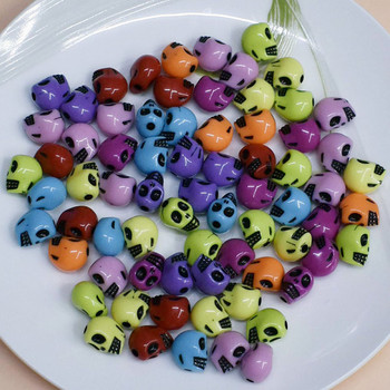 DIY 10mm50pcs και 13mm30pcs/skull charms for bracelet maker charm βραχιόλι κοσμήματα miyuki delica beads 11/0