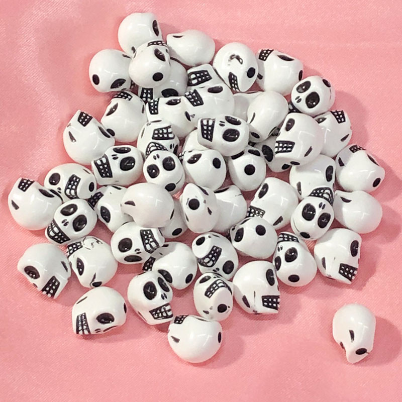 DIY 10mm50db és 13mm30db/tétel koponya bűbáj karkötő készítéshez bűbáj karkötő ékszer miyuki delica gyöngyök 11/0