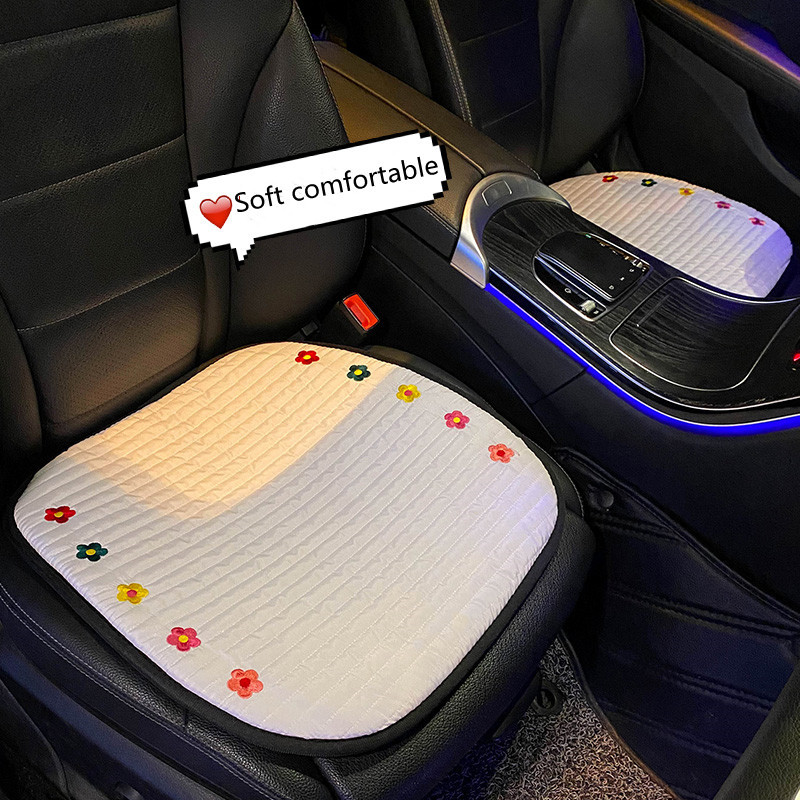 Nou Sosire Fashion Universal Four Seasons Bumbac Pânză Flor Decorare Interior Auto Perna Scaun Auto