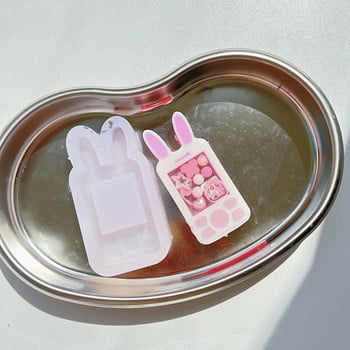 Clear Quicksand Cartoon Molds σιλικόνης Resin Casting Shaker Mold Resin Εποξειδικά καλούπια για DIY Crafts Κρεμαστό κόσμημα