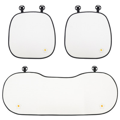Új rajzfilm Flower Summer Cool Pad Single Piece Ins Fashion Four Seasons univerzális jégselyem autóülés párnahuzat