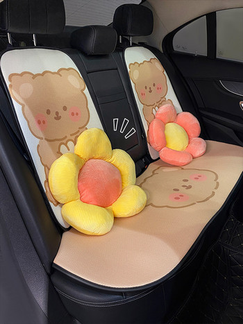 Four Seasons Универсална анимационна мечка 3D дишаща мрежеста възглавница за столче за кола Аксесоари за интериора на колата