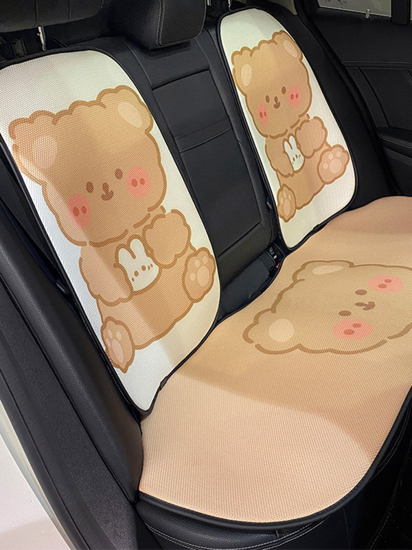Four Seasons Universal Cartoon Bear 3D Breathable Mesh Μαξιλάρι καθίσματος αυτοκινήτου Εσωτερικά αξεσουάρ αυτοκινήτου