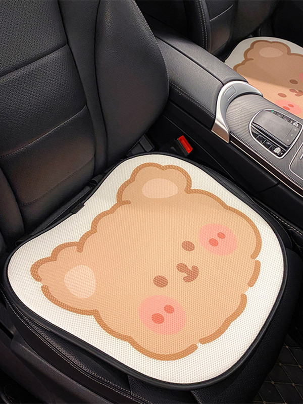 Four Seasons Universal Cartoon Bear 3D Breathable Mesh Μαξιλάρι καθίσματος αυτοκινήτου Εσωτερικά αξεσουάρ αυτοκινήτου