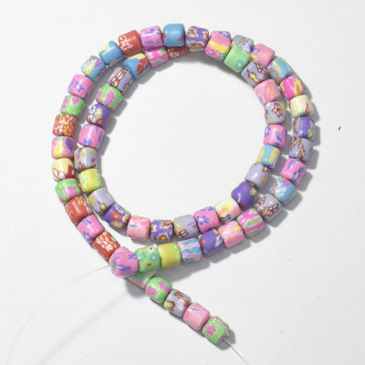 65 buc. 1/5strit7mm margele rotunde din argilă polimerică Chip Disk Distanțiere liberă Mărgele boho făcute manual pentru bijuterii DIY pentru realizarea de brățări
