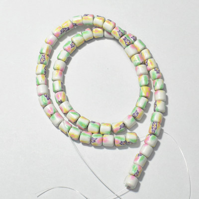 65 buc. 1/5strit7mm margele rotunde din argilă polimerică Chip Disk Distanțiere liberă Mărgele boho făcute manual pentru bijuterii DIY pentru realizarea de brățări
