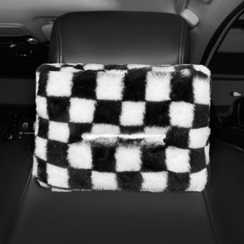 Αξεσουάρ εσωτερικού αυτοκινήτου Χειμερινά βελούδινα ζεστά μαλακά διακοσμητικά εσωτερικού αυτοκινήτου Σουίτα Μαξιλάρι πλάτης Μαξιλάρι καθίσματος