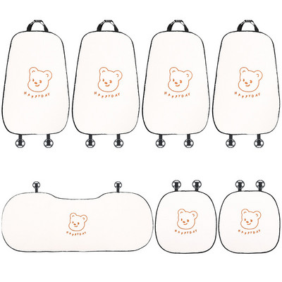 2022 New Arrival Winter plüss Four Seasons Ins Cute Bear Báránygyapjú üléshuzat Háromrészes autósülés párna univerzális