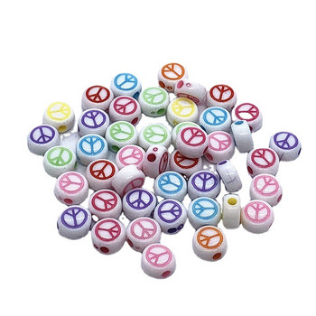 DIY7mm100/200/500pcs Smiling face bead γράμματα χάντρες χάντρες κρυστάλλινες χάντρες خرز evil eye charms for βραχιόλια χονδρική πώληση κοσμημάτων