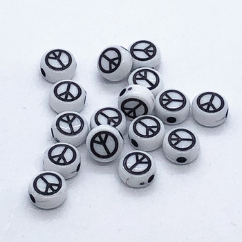 DIY7mm100/200/500pcs Smiling face bead γράμματα χάντρες χάντρες κρυστάλλινες χάντρες خرز evil eye charms for βραχιόλια χονδρική πώληση κοσμημάτων