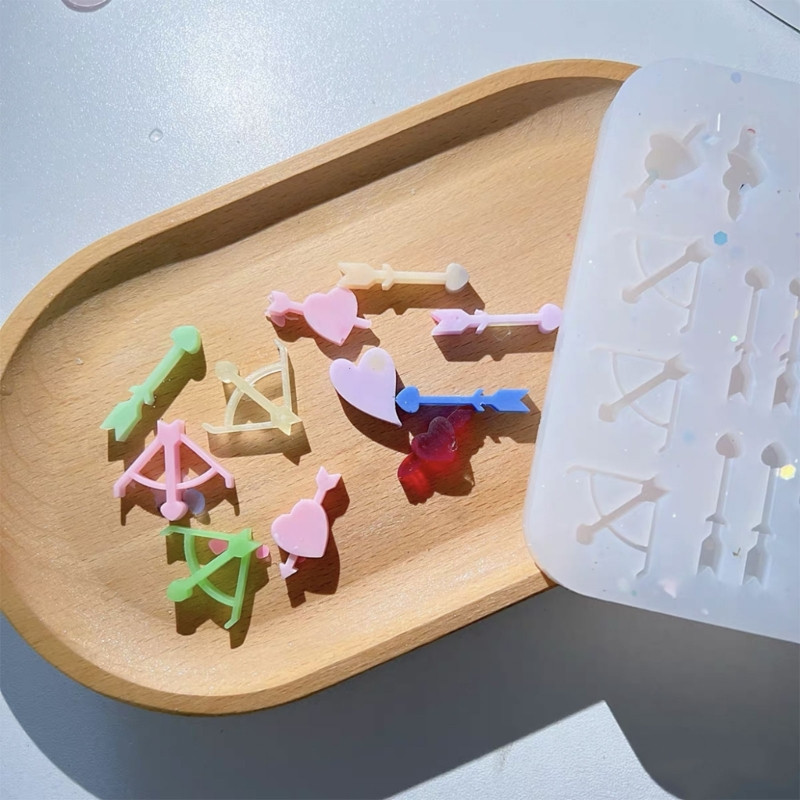 Geometry Filler Szerelemgyanta öntés szilikon forma Női kulcstartó dekoratív medál díszforma barkácsoláshoz