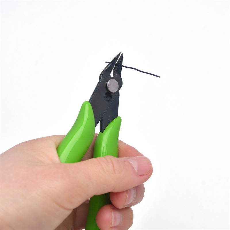 Електрически режещи клещи Тел Резачка за кабели Странични ножици Изравнени клещи Инструменти за бижута Консумативи