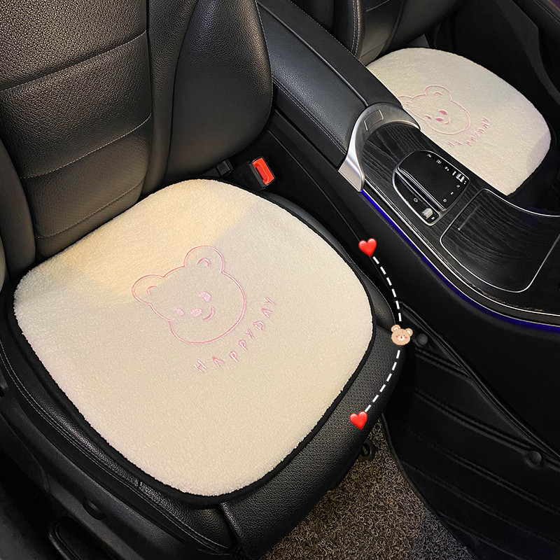 Novi dolazak iz 2022. Zimska plišana Four Seasons Ins slatka navlaka od janjeće vune Trodijelna navlaka za autosjedalicu Jastuk
