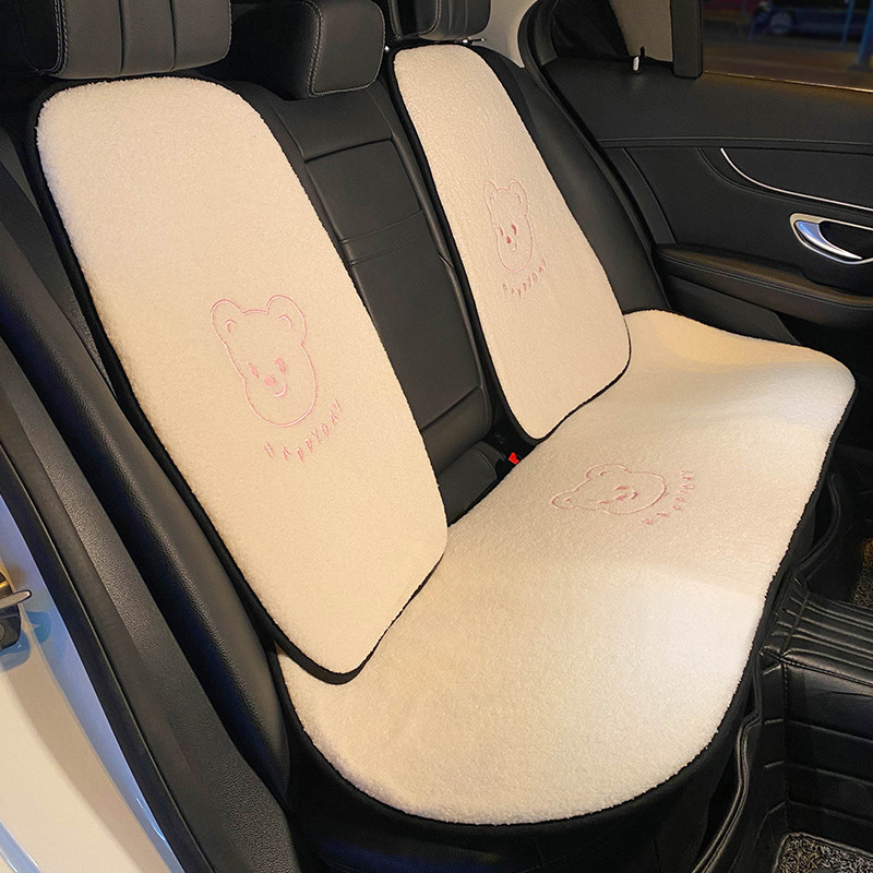 Novi dolazak iz 2022. Zimska plišana Four Seasons Ins slatka navlaka od janjeće vune Trodijelna navlaka za autosjedalicu Jastuk