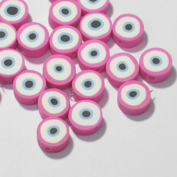 10 χιλιοστά 30/50/100 τμχ/παρτίδα Smiley Face Beads Polymer Clay Beads Loose Spacer Beads for Jewelry Making DIY Bocelet αξεσουάρ