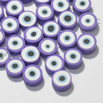 10 χιλιοστά 30/50/100 τμχ/παρτίδα Smiley Face Beads Polymer Clay Beads Loose Spacer Beads for Jewelry Making DIY Bocelet αξεσουάρ