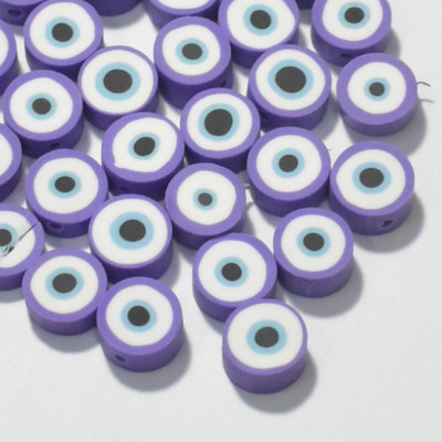 10mm30/50/100db/tétel Smiley Face gyöngyök polimer agyag gyöngyök laza távtartó gyöngyök ékszerkészítéshez barkácsolás karkötő kiegészítők