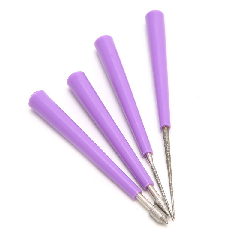 Νέο 4 τμχ Diamond Pearl Bead Reamer Burr Beading Hole Enlarger Tool Set DIY New Arrival