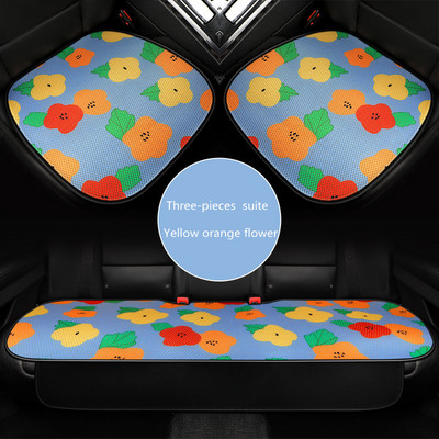 Nova vruća rasprodaja, ljetna četiri godišnja doba, univerzalna 3D prozračna mrežasta djevojka u obliku cvijeća, slatka oprema za sjedalo u unutrašnjosti automobila