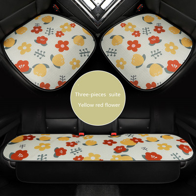 Nova vruća rasprodaja, ljetna četiri godišnja doba, univerzalna 3D prozračna mrežasta djevojka u obliku cvijeća, slatka oprema za sjedalo u unutrašnjosti automobila