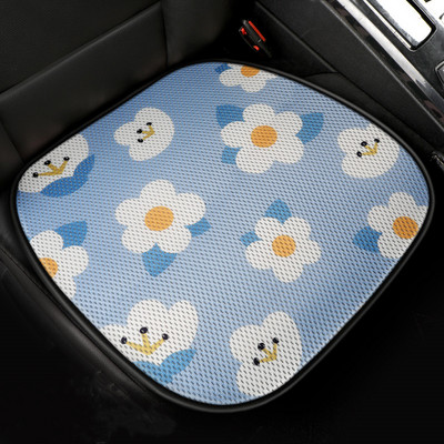 Nova vruća rasprodaja, ljetna četiri godišnja doba, univerzalna 3D prozračna mrežasta djevojka u obliku cvijeća, slatka oprema za sjedalo u unutrašnjosti automobila