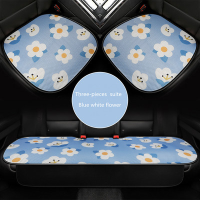 Nova vruća rasprodaja, ljetna četiri godišnja doba, univerzalna 3D prozračna mrežasta djevojka u obliku cvijeća, slatka oprema za sjedalo u unutrašnjosti automobila