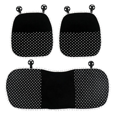 Novodošli crtani točkasti jednostavni modni ukrasi interijera automobila Udoban naslon automobila Navlaka za jastuk stražnjeg sjedala