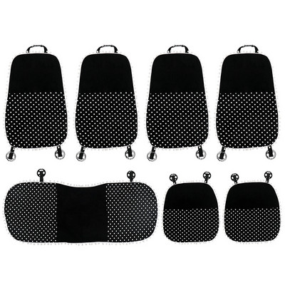 Novodošli crtani točkasti jednostavni modni ukrasi interijera automobila Udoban naslon automobila Navlaka za jastuk stražnjeg sjedala