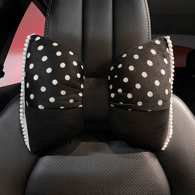 Novodošli crtani točkasti jednostavni modni ukrasi interijera automobila Udoban naslon automobila Navlaka za jastuk stražnjeg sjedala