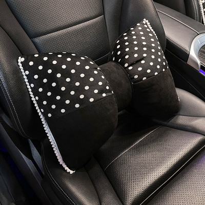 Novodošli crtani točkasti jednostavni modni ukrasi interijera automobila Udoban naslon automobila Navlaka za jastuk stražnjeg sjedala